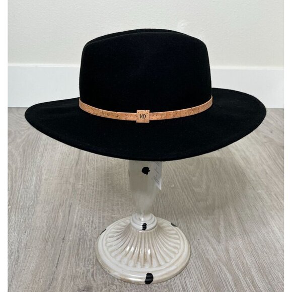 Tentree Recycled Wool Wide Brim Felt Hat NWT Meteorite Black Small - Picture 5 of 13